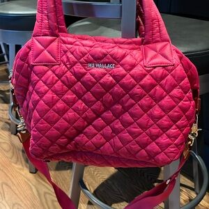 MZ Wallace fuscia pink handbag